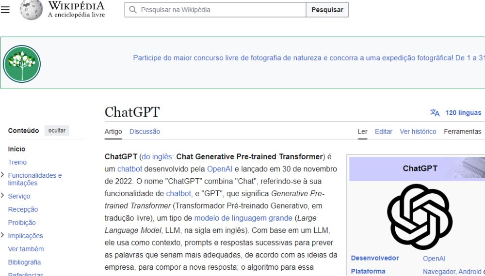 Quem é mais confiável, Wikipedia ou apps de IA
