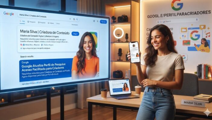 Influenciadores Google reduz requisitos de acesso aos perfis de pesquisa